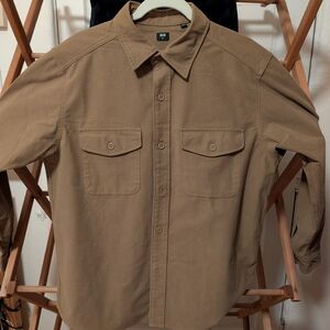 Uniqlo Brown Collared Shirt